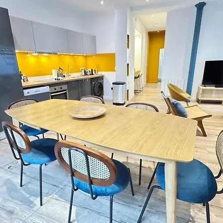 Bastille Sunbeam - Luxury Flat 80m2 - 6p 2br Lägenhet